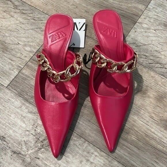 ZARA Pointed Toe Mules NWT - Picture 11 of 16